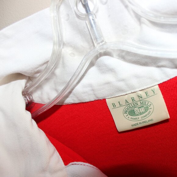 3/$188❤️vintage Blarney Woollen Mills WALES rugby jersey sweater Made In Ireland - Picture 3 of 7